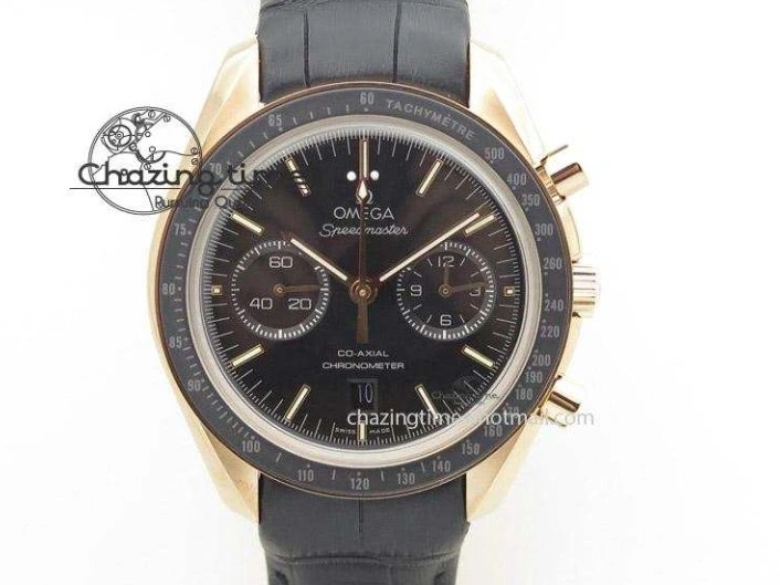 0405 UrbanChic Speedmaster Racing Master SS HKF Best Edition Blue Black Dial on SS Bracelet A 7808
